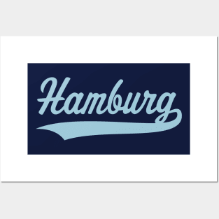 Hamburg (Freie Und Hansestadt / Navy) Posters and Art